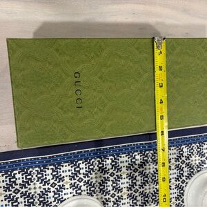 Gucci Olive Green shoe Box